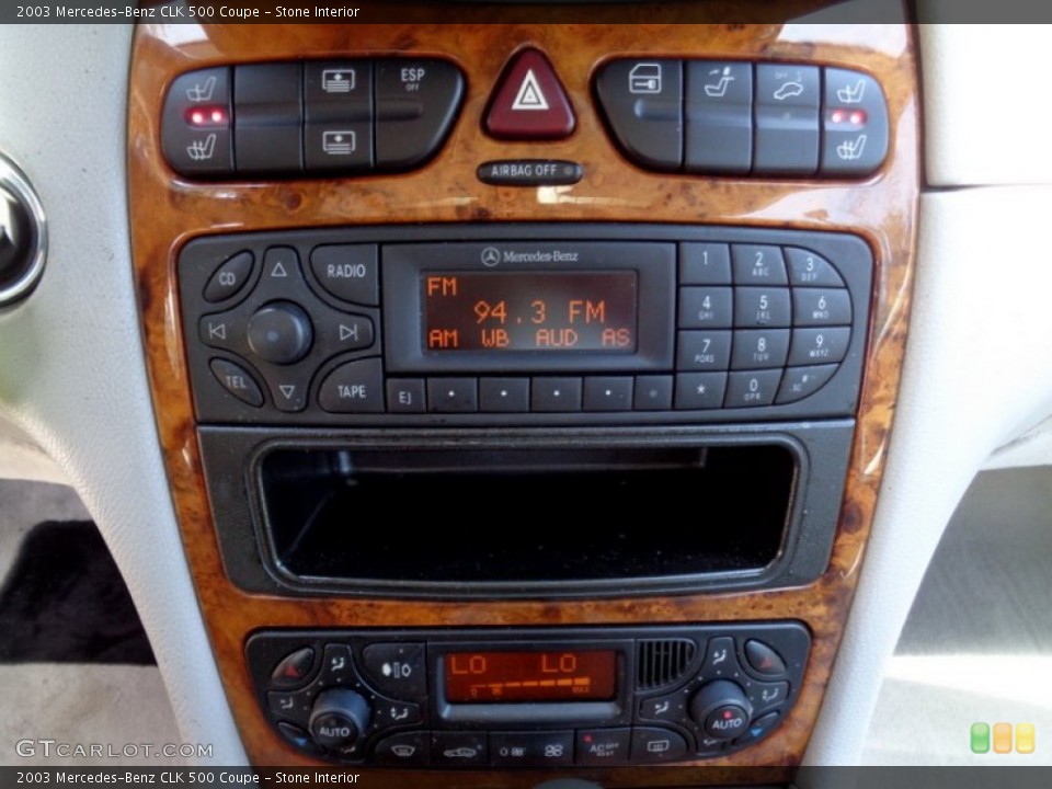 Stone Interior Controls for the 2003 Mercedes-Benz CLK 500 Coupe #106971267
