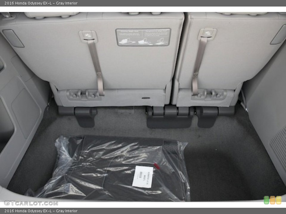 Gray Interior Trunk for the 2016 Honda Odyssey EX-L #106975935