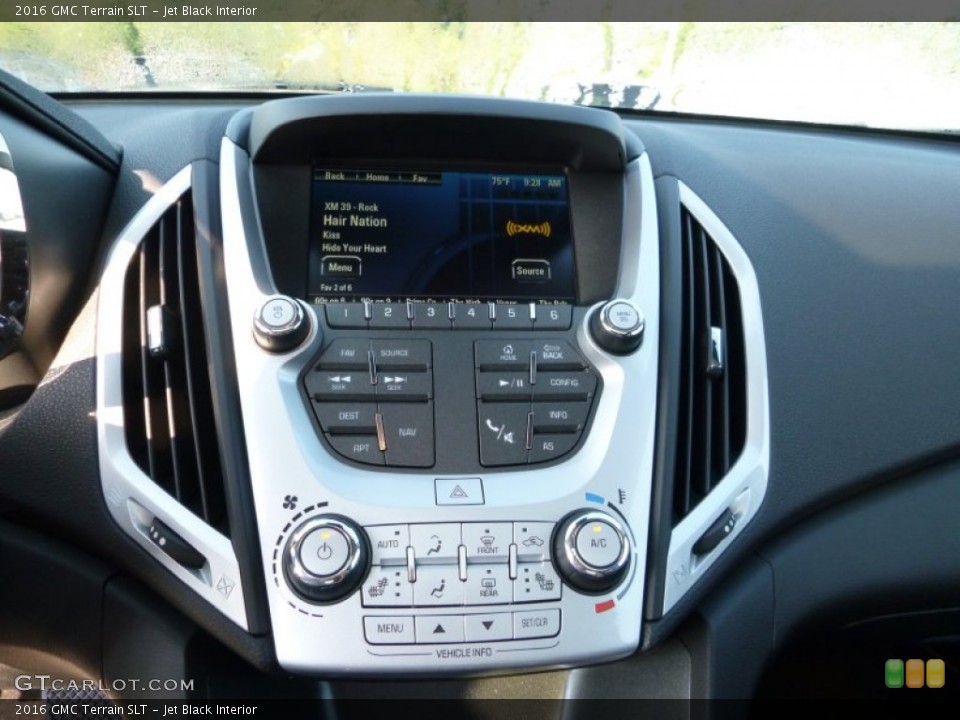 Jet Black Interior Controls for the 2016 GMC Terrain SLT #106981258