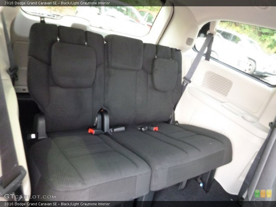 Black/Light Graystone 2016 Dodge Grand Caravan Interiors