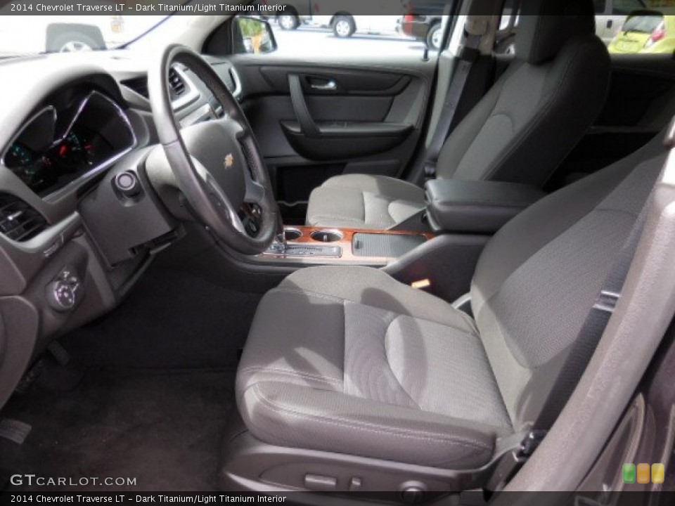 Dark Titanium/Light Titanium Interior Photo for the 2014 Chevrolet Traverse LT #106985554