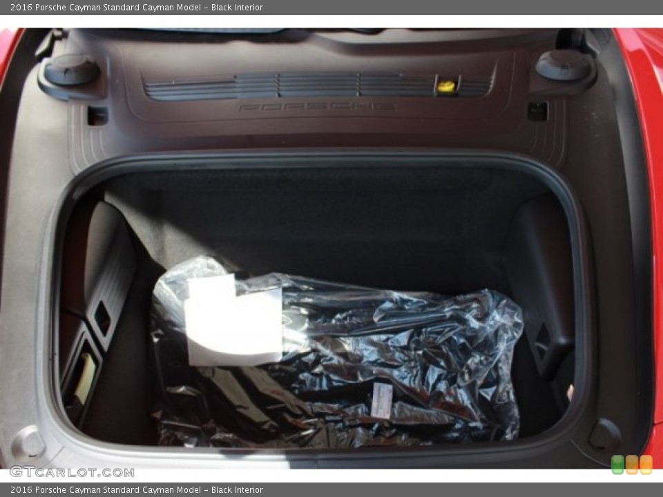 Black Interior Trunk for the 2016 Porsche Cayman  #106986190
