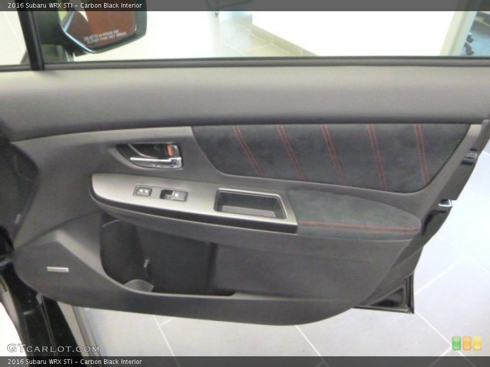Carbon Black Interior Door Panel for the 2016 Subaru WRX STI #106989514