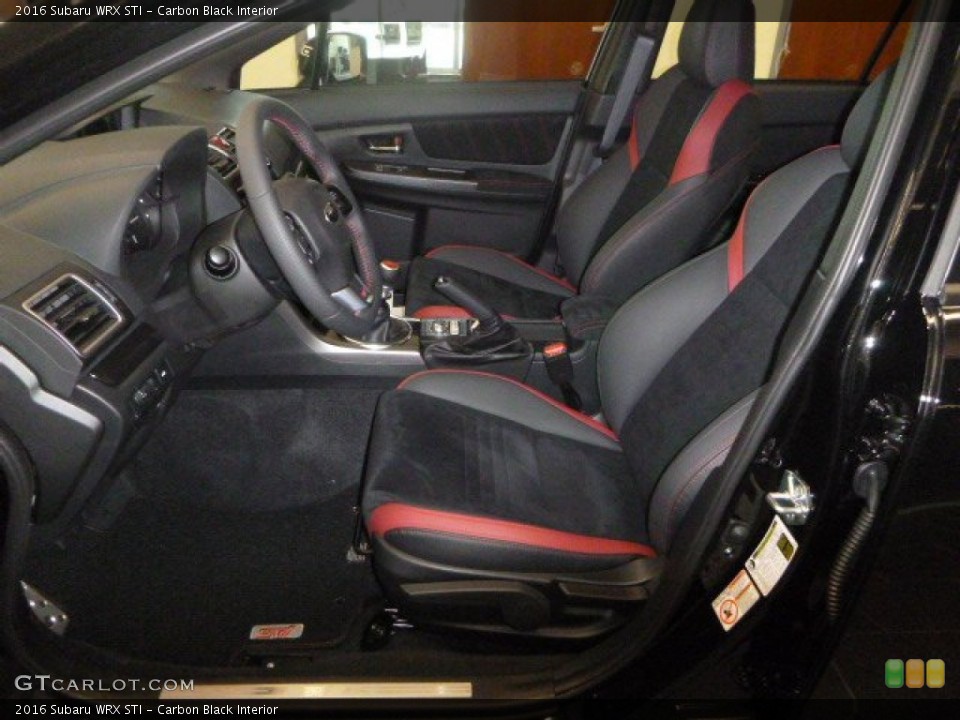 Carbon Black Interior Prime Interior for the 2016 Subaru WRX STI #106989640