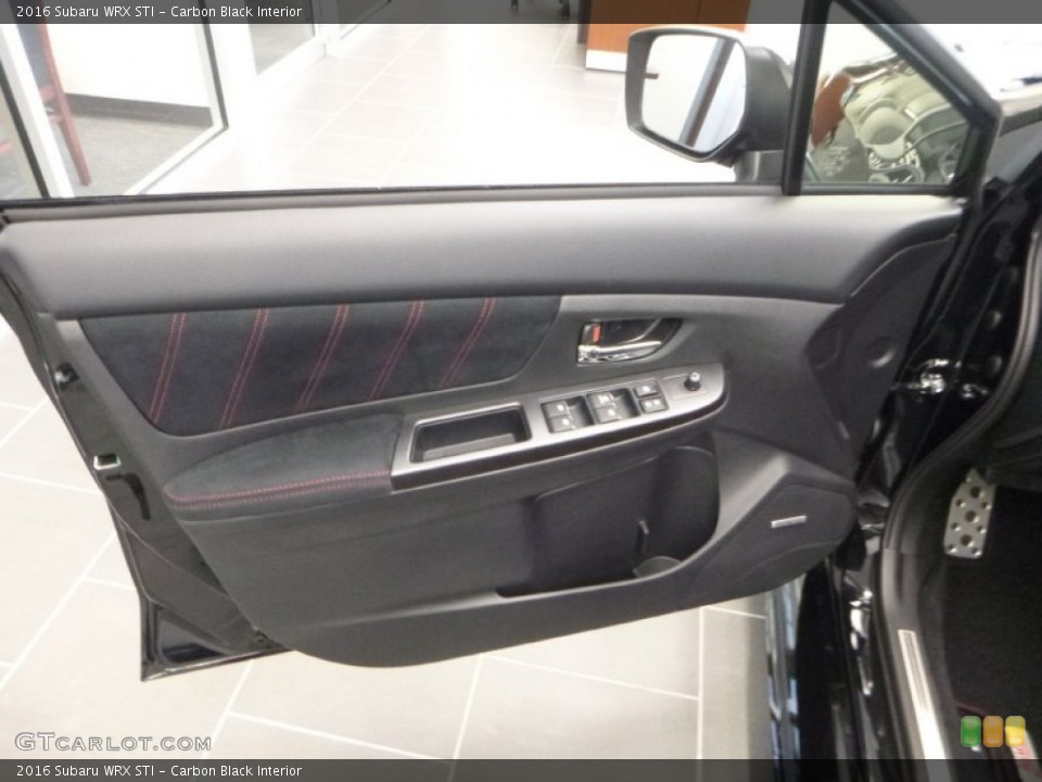 Carbon Black Interior Door Panel for the 2016 Subaru WRX STI #106989865