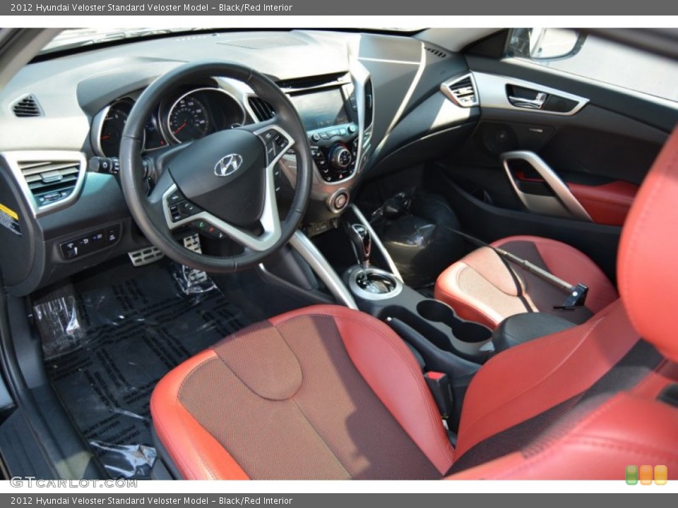 Black/Red Interior Photo for the 2012 Hyundai Veloster  #106990426