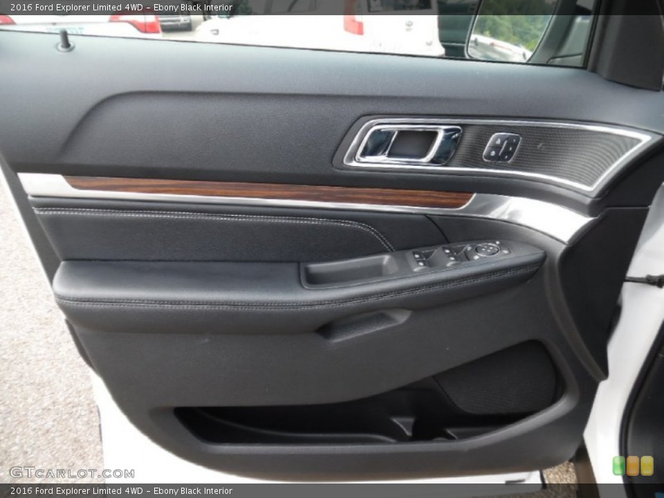Ebony Black Interior Door Panel for the 2016 Ford Explorer Limited 4WD #106991644