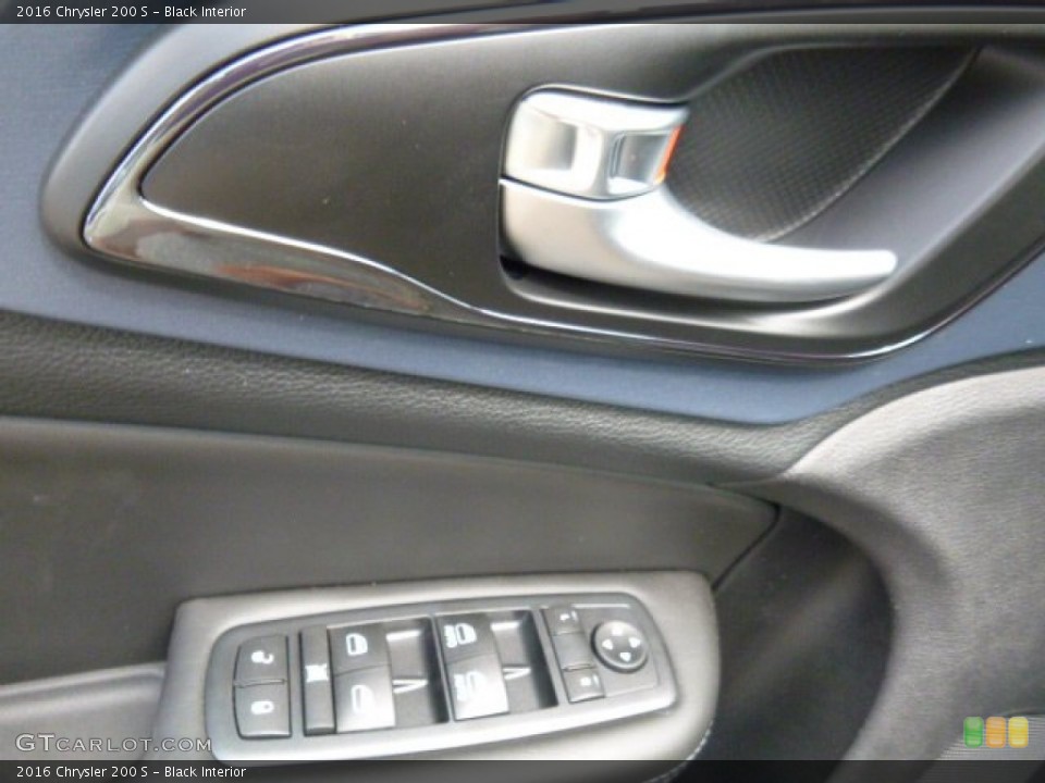 Black Interior Controls for the 2016 Chrysler 200 S #106995867