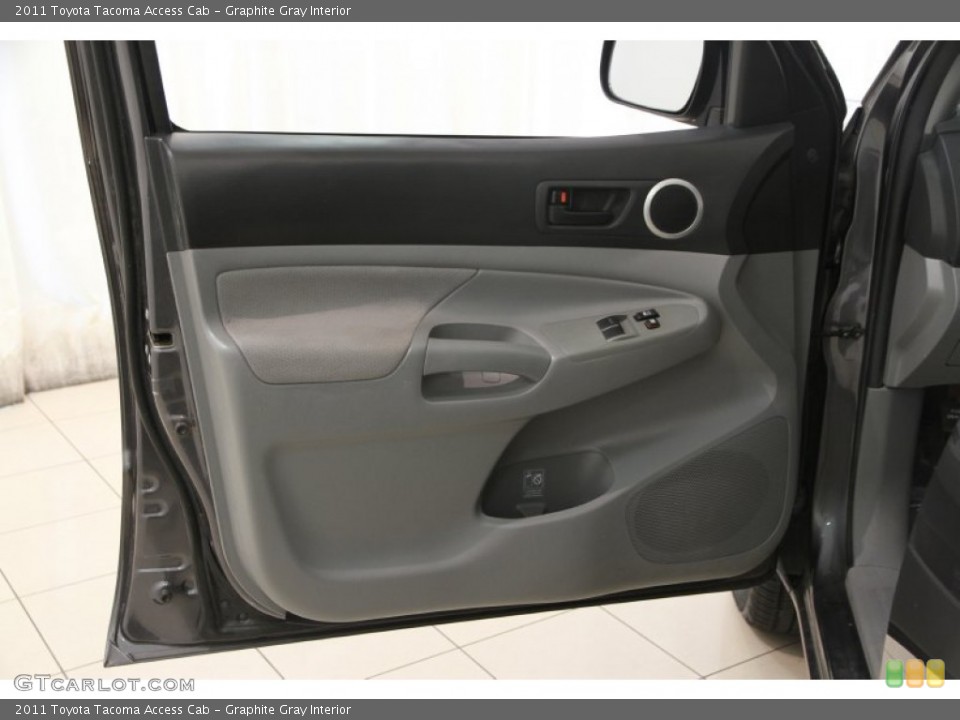 Graphite Gray Interior Door Panel for the 2011 Toyota Tacoma Access Cab #106997095