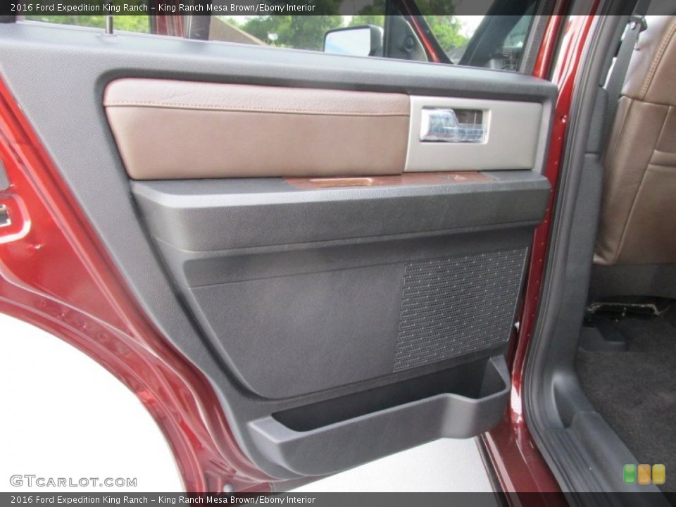 King Ranch Mesa Brown/Ebony Interior Door Panel for the 2016 Ford Expedition King Ranch #107000008