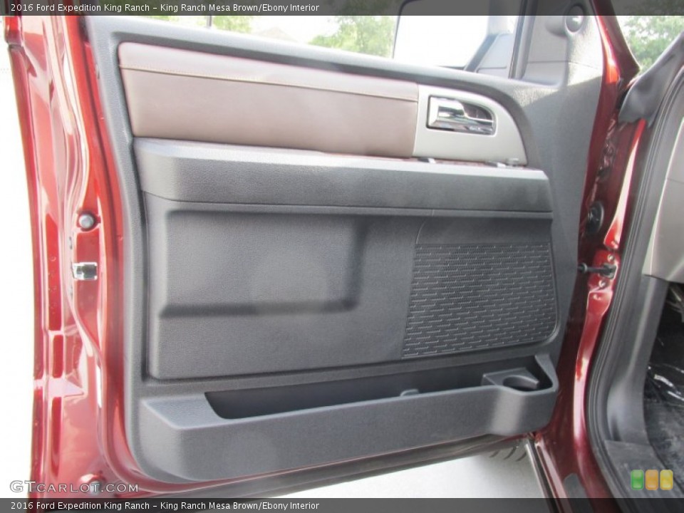 King Ranch Mesa Brown/Ebony Interior Door Panel for the 2016 Ford Expedition King Ranch #107000046