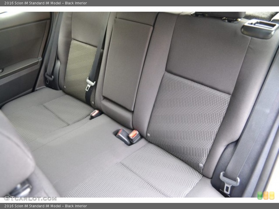 Black Interior Rear Seat for the 2016 Scion iM  #107000212