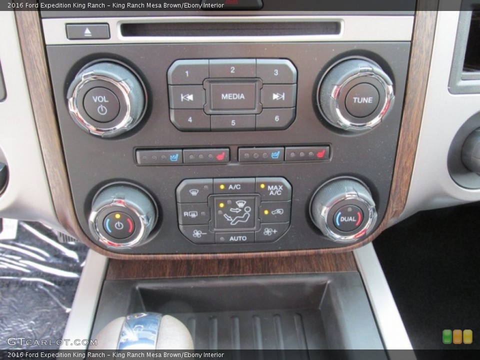King Ranch Mesa Brown/Ebony Interior Controls for the 2016 Ford Expedition King Ranch #107000287