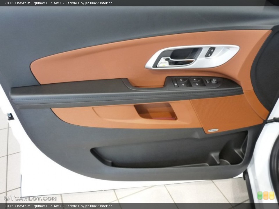 Saddle Up/Jet Black Interior Door Panel for the 2016 Chevrolet Equinox LTZ AWD #107000902