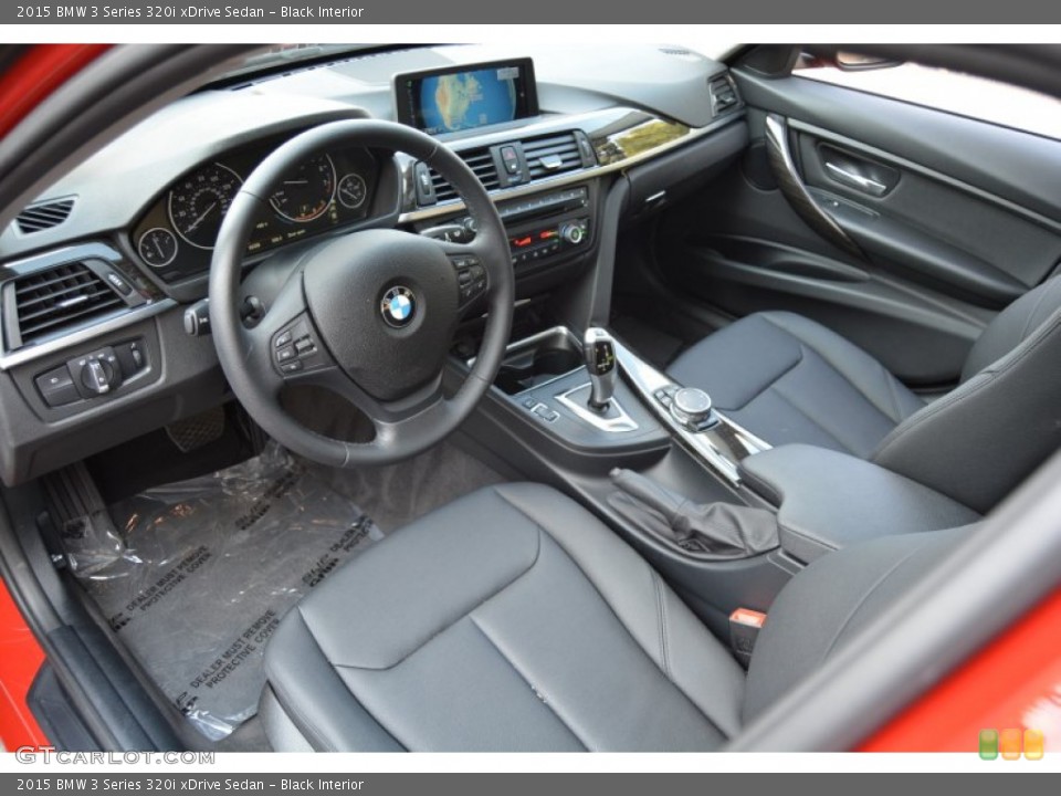 Black Interior Photo for the 2015 BMW 3 Series 320i xDrive Sedan #107003575