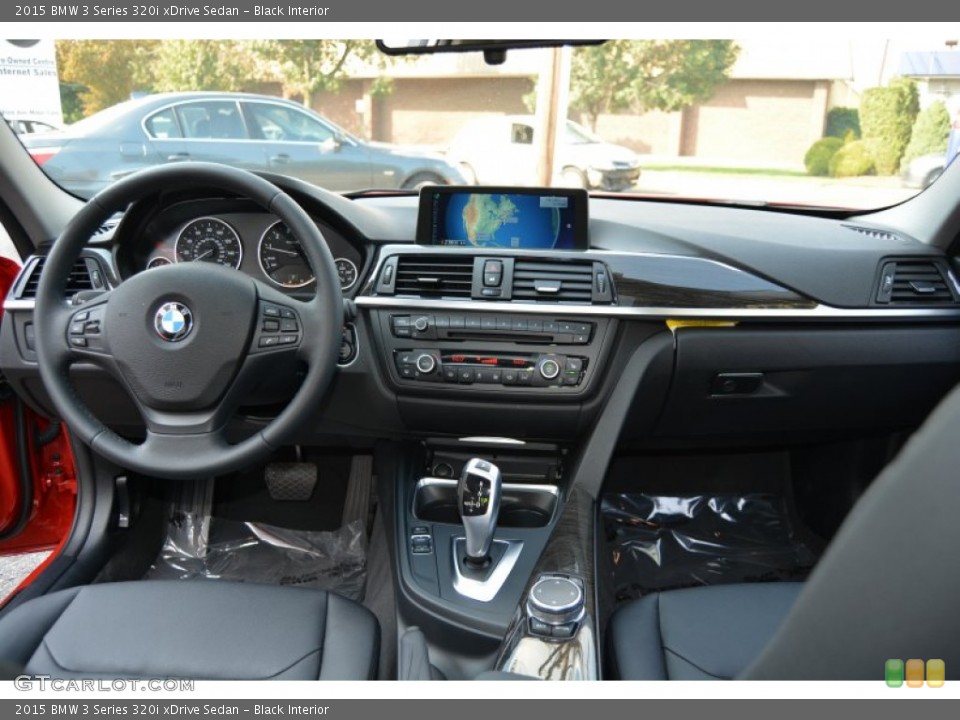 Black Interior Dashboard for the 2015 BMW 3 Series 320i xDrive Sedan #107003629