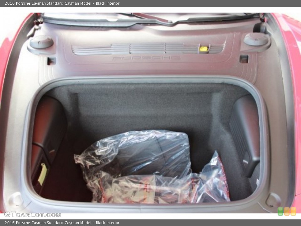 Black Interior Trunk for the 2016 Porsche Cayman  #107004952