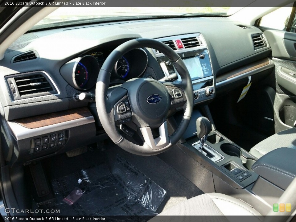 Slate Black Interior Photo for the 2016 Subaru Outback 3.6R Limited #107014458