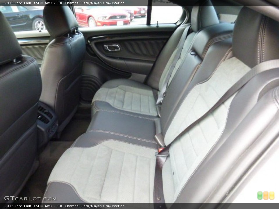 SHO Charcoal Black/Mayan Gray Interior Rear Seat for the 2015 Ford Taurus SHO AWD #107014947