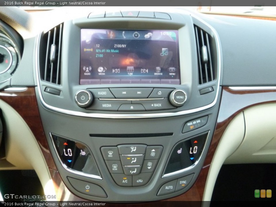 Light Neutral/Cocoa Interior Controls for the 2016 Buick Regal Regal Group #107021073