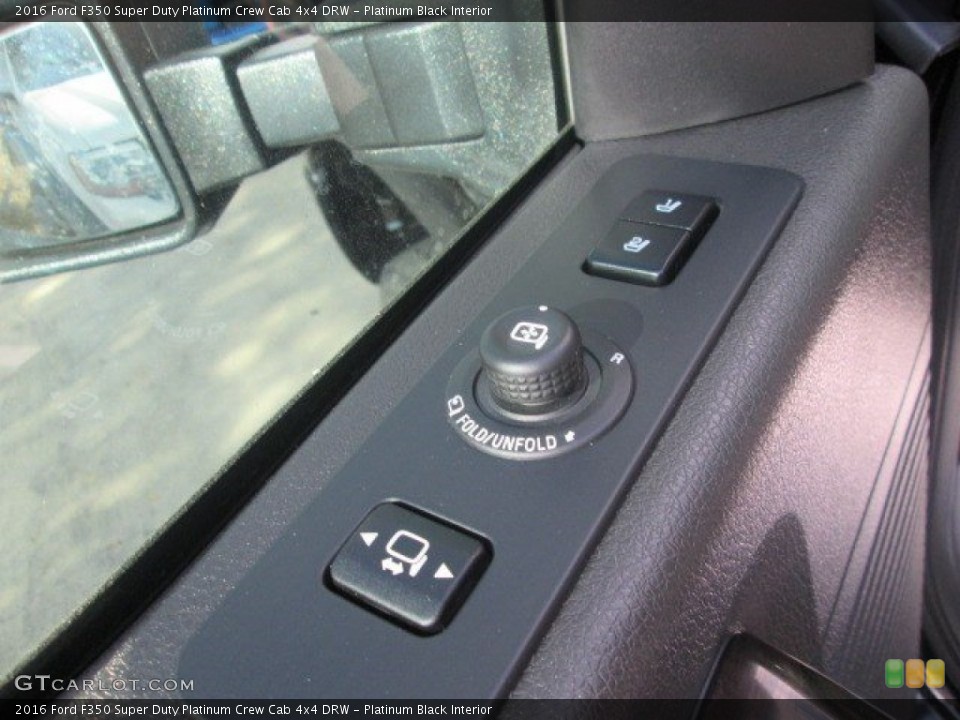 Platinum Black Interior Controls for the 2016 Ford F350 Super Duty Platinum Crew Cab 4x4 DRW #107023317
