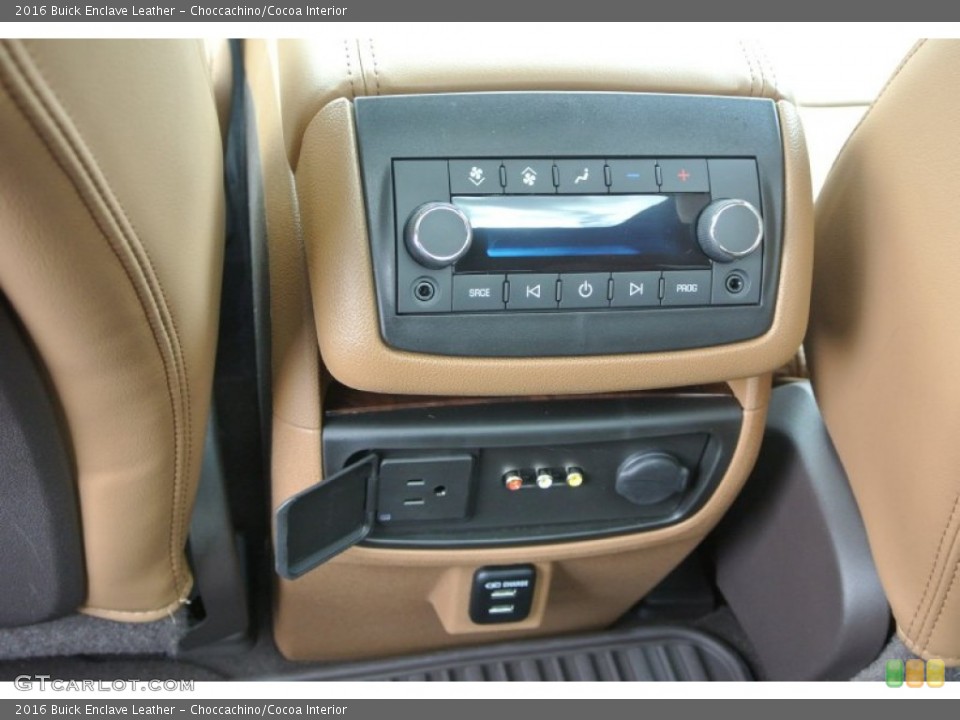 Choccachino/Cocoa Interior Controls for the 2016 Buick Enclave Leather #107026044