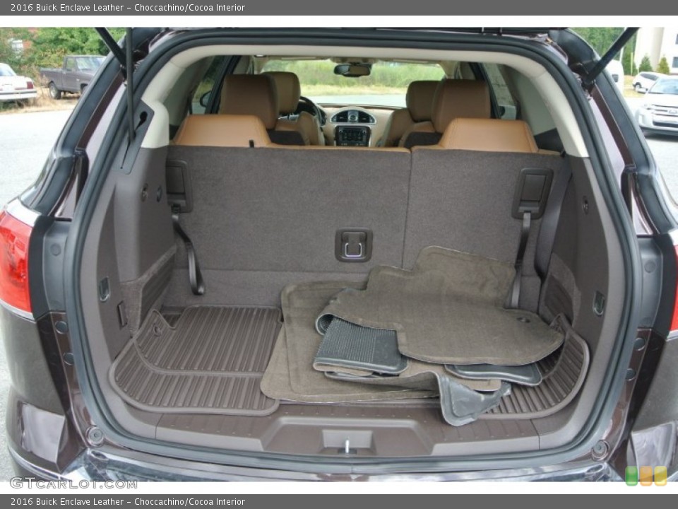 Choccachino/Cocoa Interior Trunk for the 2016 Buick Enclave Leather #107026068