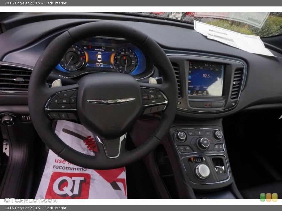 Black Interior Dashboard for the 2016 Chrysler 200 S #107029029