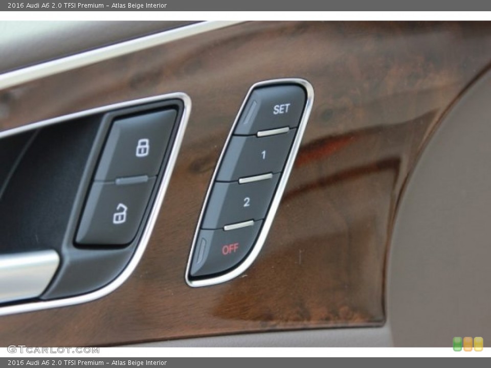 Atlas Beige Interior Controls for the 2016 Audi A6 2.0 TFSI Premium #107029182