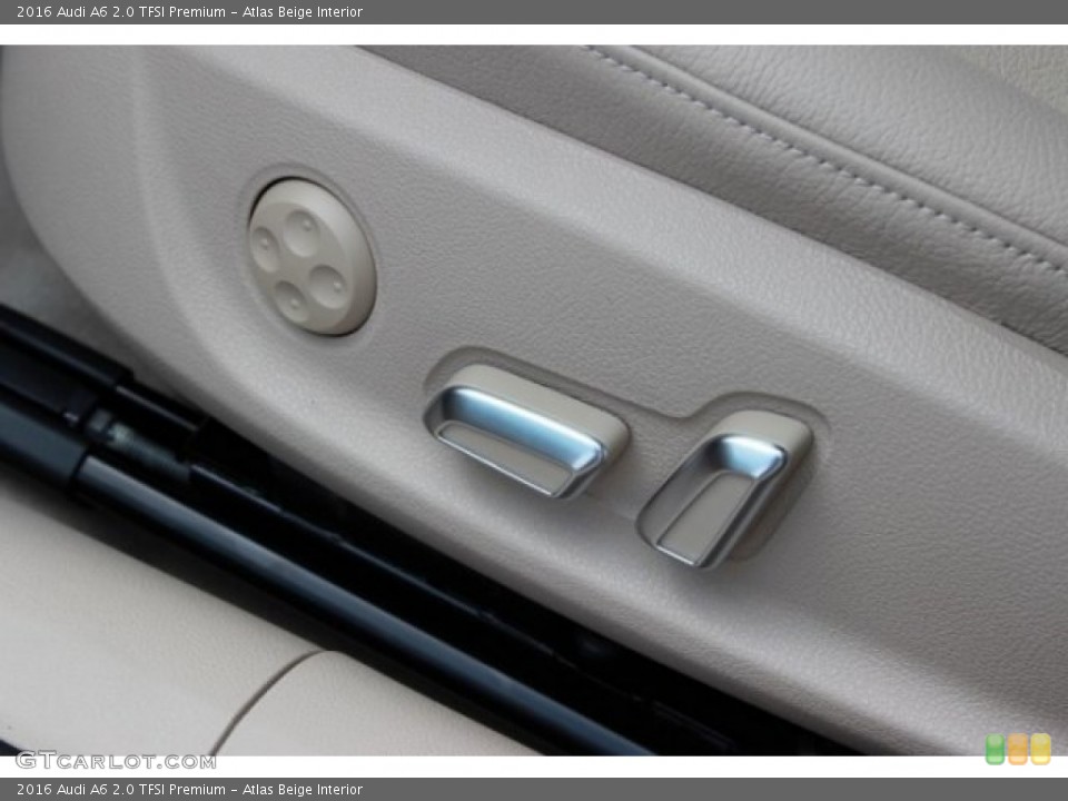 Atlas Beige Interior Controls for the 2016 Audi A6 2.0 TFSI Premium #107029197