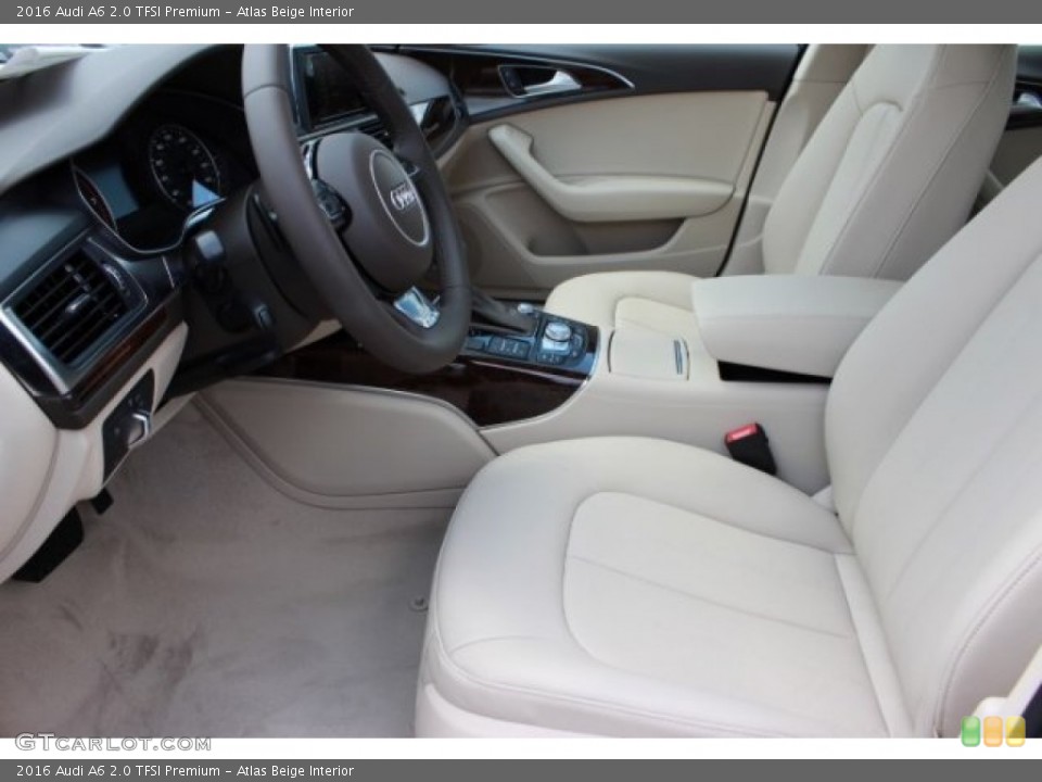 Atlas Beige Interior Front Seat for the 2016 Audi A6 2.0 TFSI Premium #107029233