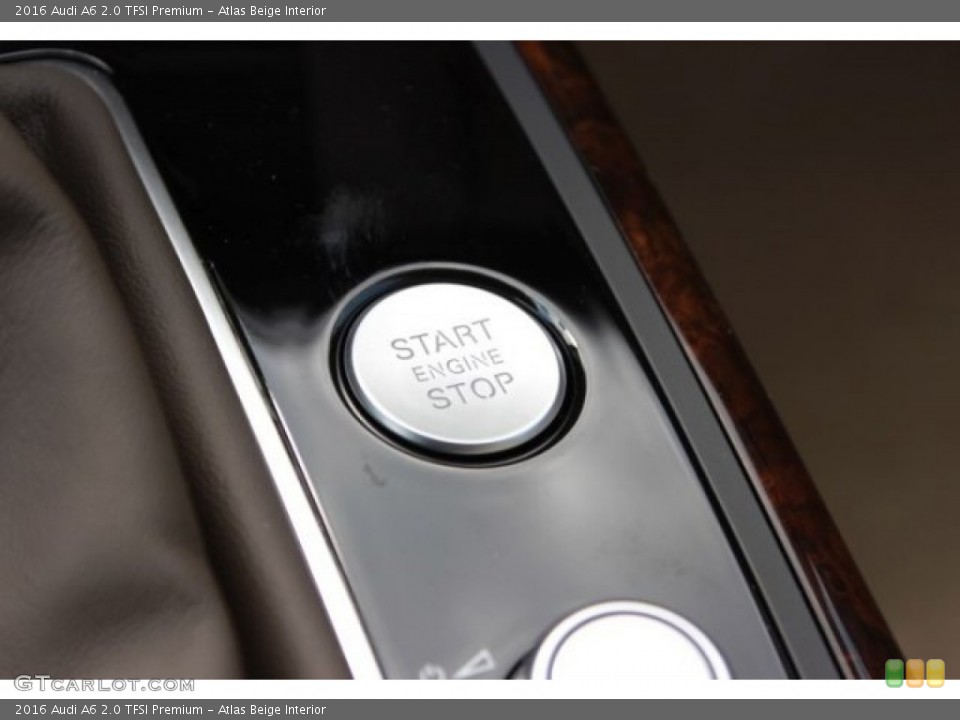 Atlas Beige Interior Controls for the 2016 Audi A6 2.0 TFSI Premium #107029503