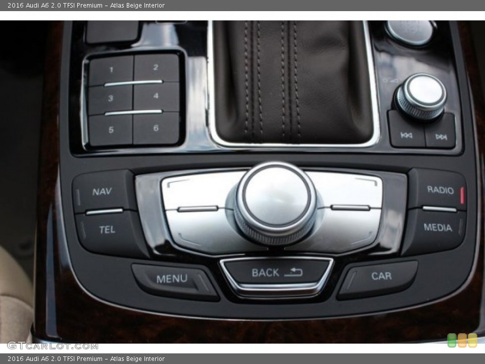 Atlas Beige Interior Controls for the 2016 Audi A6 2.0 TFSI Premium #107029522