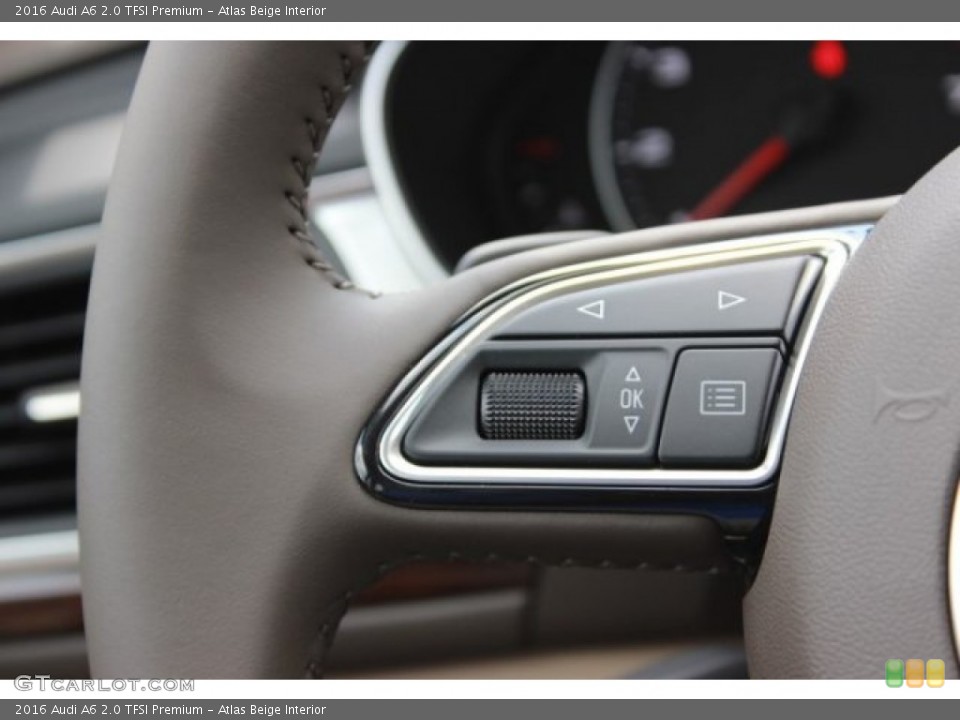 Atlas Beige Interior Controls for the 2016 Audi A6 2.0 TFSI Premium #107029791