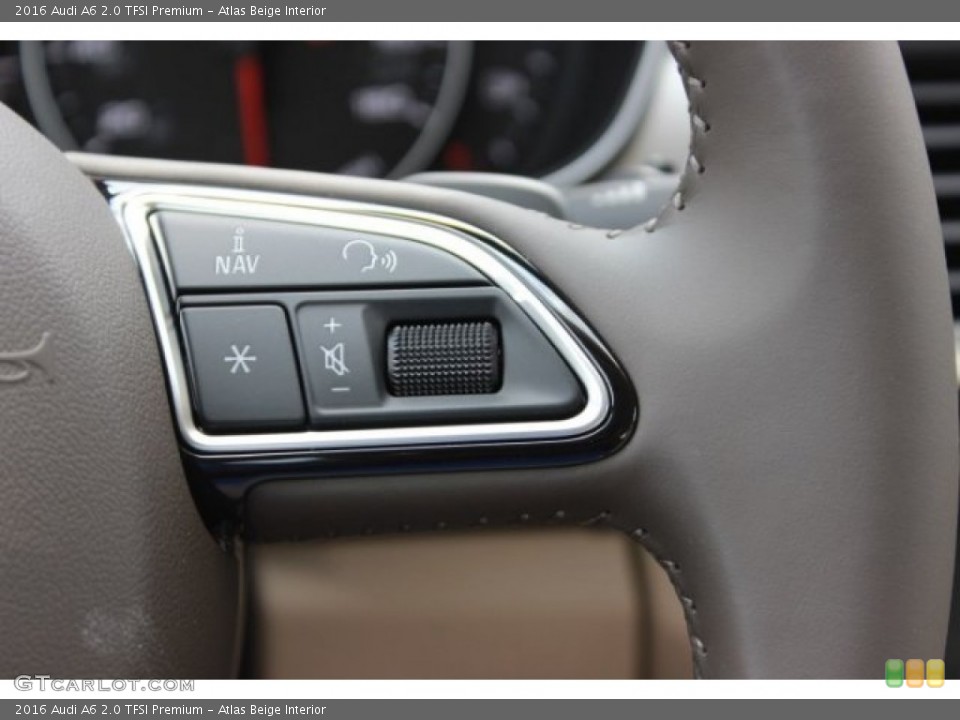 Atlas Beige Interior Controls for the 2016 Audi A6 2.0 TFSI Premium #107029803