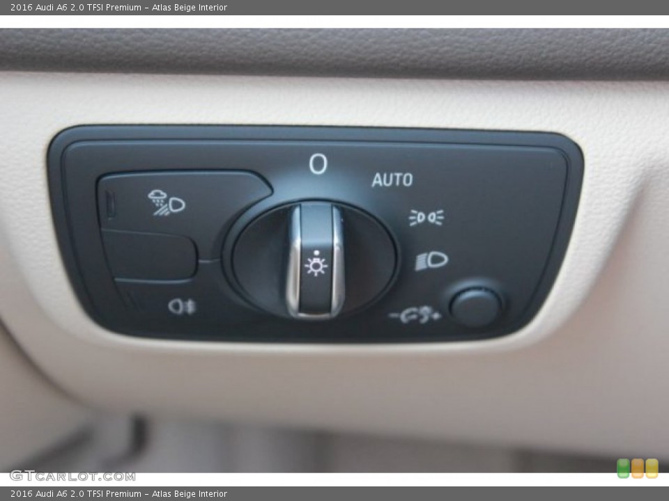 Atlas Beige Interior Controls for the 2016 Audi A6 2.0 TFSI Premium #107029851