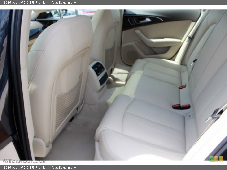 Atlas Beige Interior Rear Seat for the 2016 Audi A6 2.0 TFSI Premium #107029923