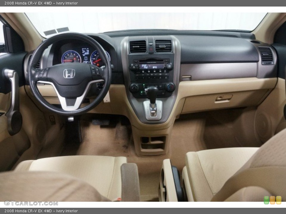 Ivory Interior Photo for the 2008 Honda CR-V EX 4WD #107031006