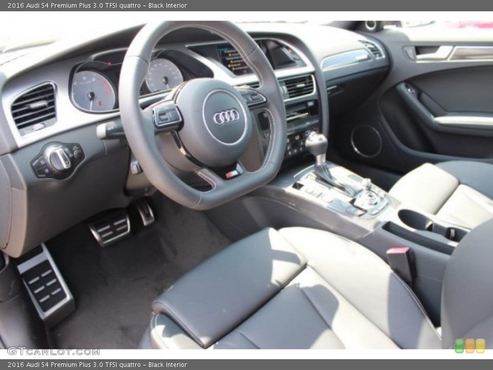 Black Interior Prime Interior for the 2016 Audi S4 Premium Plus 3.0 TFSI quattro #107031684