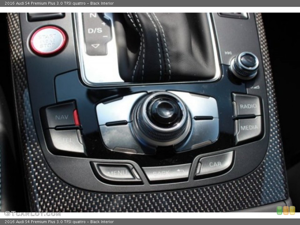 Black Interior Controls for the 2016 Audi S4 Premium Plus 3.0 TFSI quattro #107031795