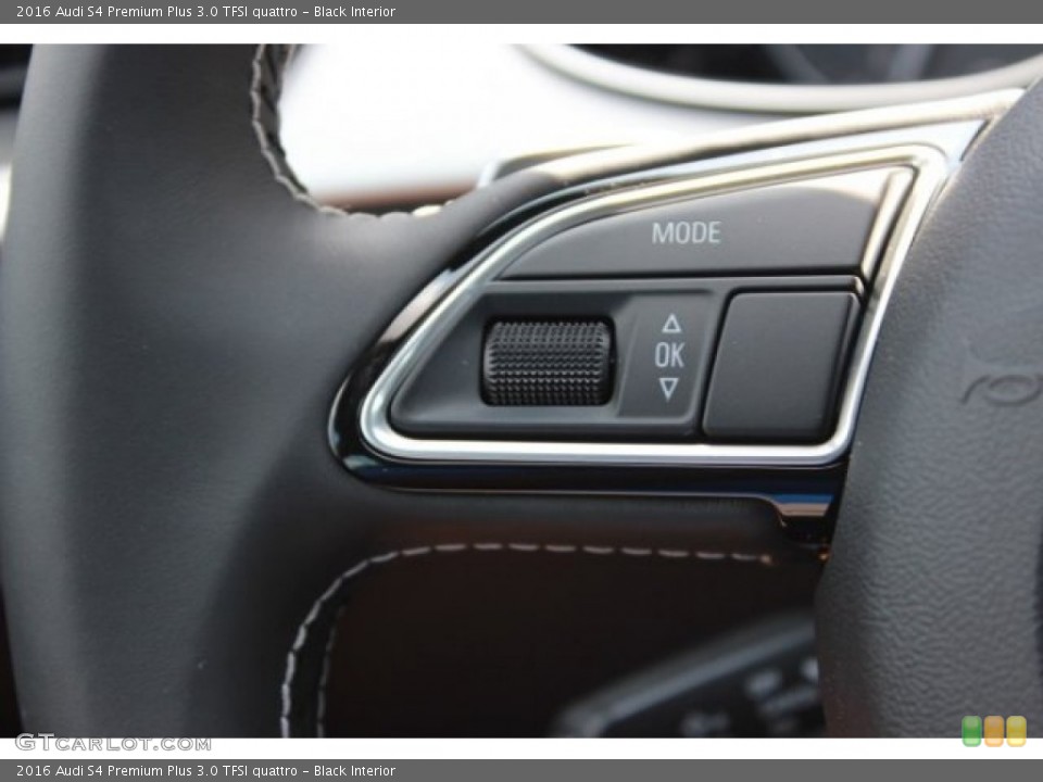 Black Interior Controls for the 2016 Audi S4 Premium Plus 3.0 TFSI quattro #107031897