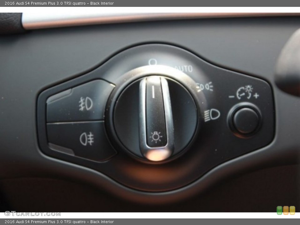 Black Interior Controls for the 2016 Audi S4 Premium Plus 3.0 TFSI quattro #107031945