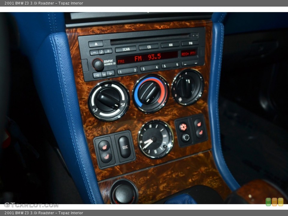 Topaz Interior Controls for the 2001 BMW Z3 3.0i Roadster #107034027