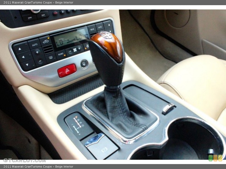 Beige Interior Transmission for the 2011 Maserati GranTurismo Coupe #107036904