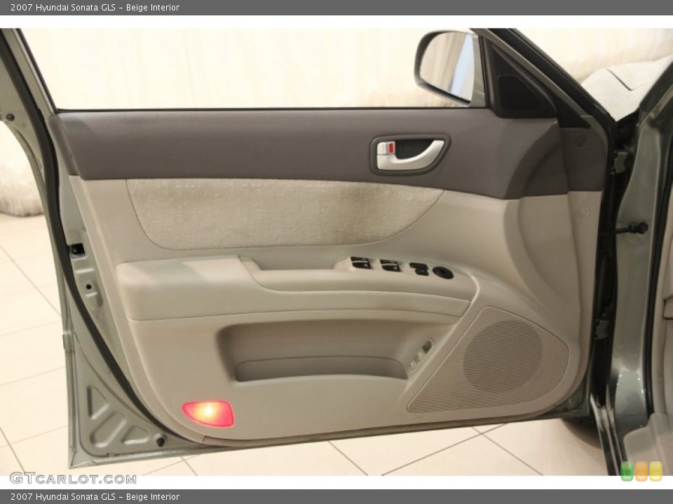 Beige Interior Door Panel for the 2007 Hyundai Sonata GLS #107039448
