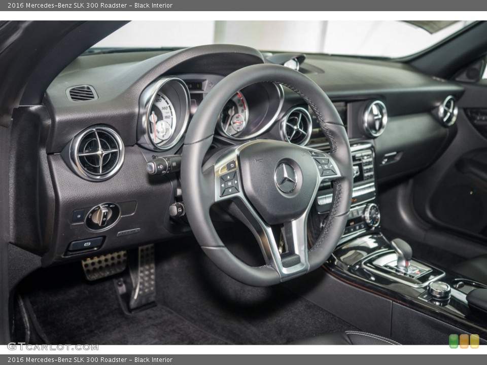 Black Interior Dashboard for the 2016 Mercedes-Benz SLK 300 Roadster #107058952