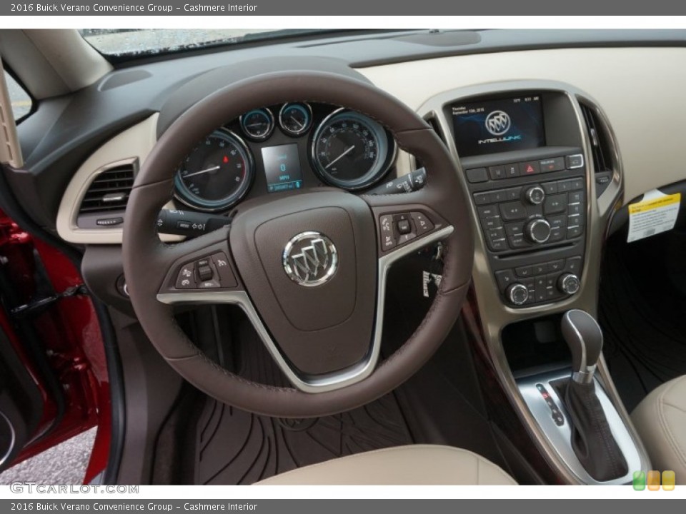 Cashmere Interior Dashboard for the 2016 Buick Verano Convenience Group #107061007