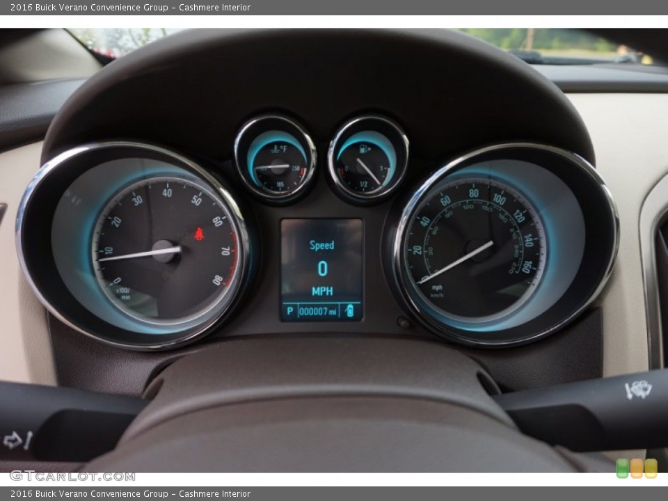 Cashmere Interior Gauges for the 2016 Buick Verano Convenience Group #107061061