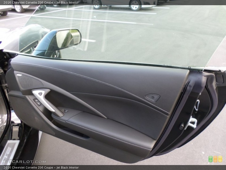 Jet Black Interior Door Panel for the 2016 Chevrolet Corvette Z06 Coupe #107063098