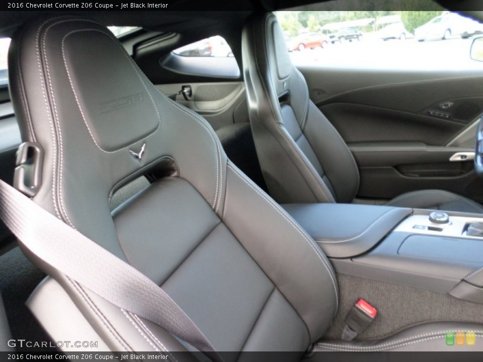 Jet Black Interior Front Seat for the 2016 Chevrolet Corvette Z06 Coupe #107063154